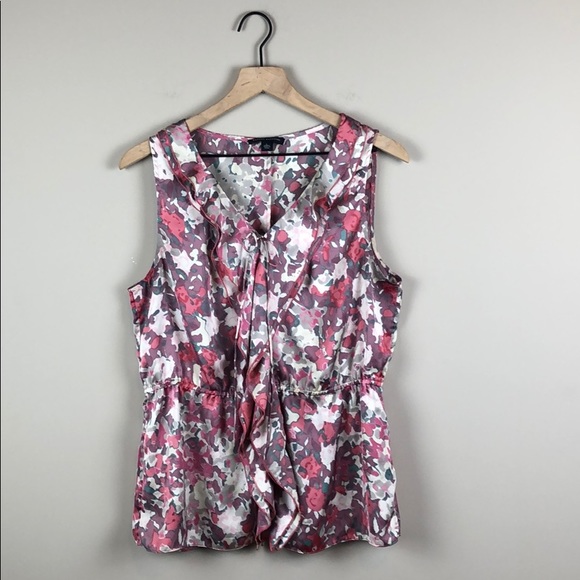 Banana Republic Tops - Banana Republic Sleeveless Abstract Floral Top (L)